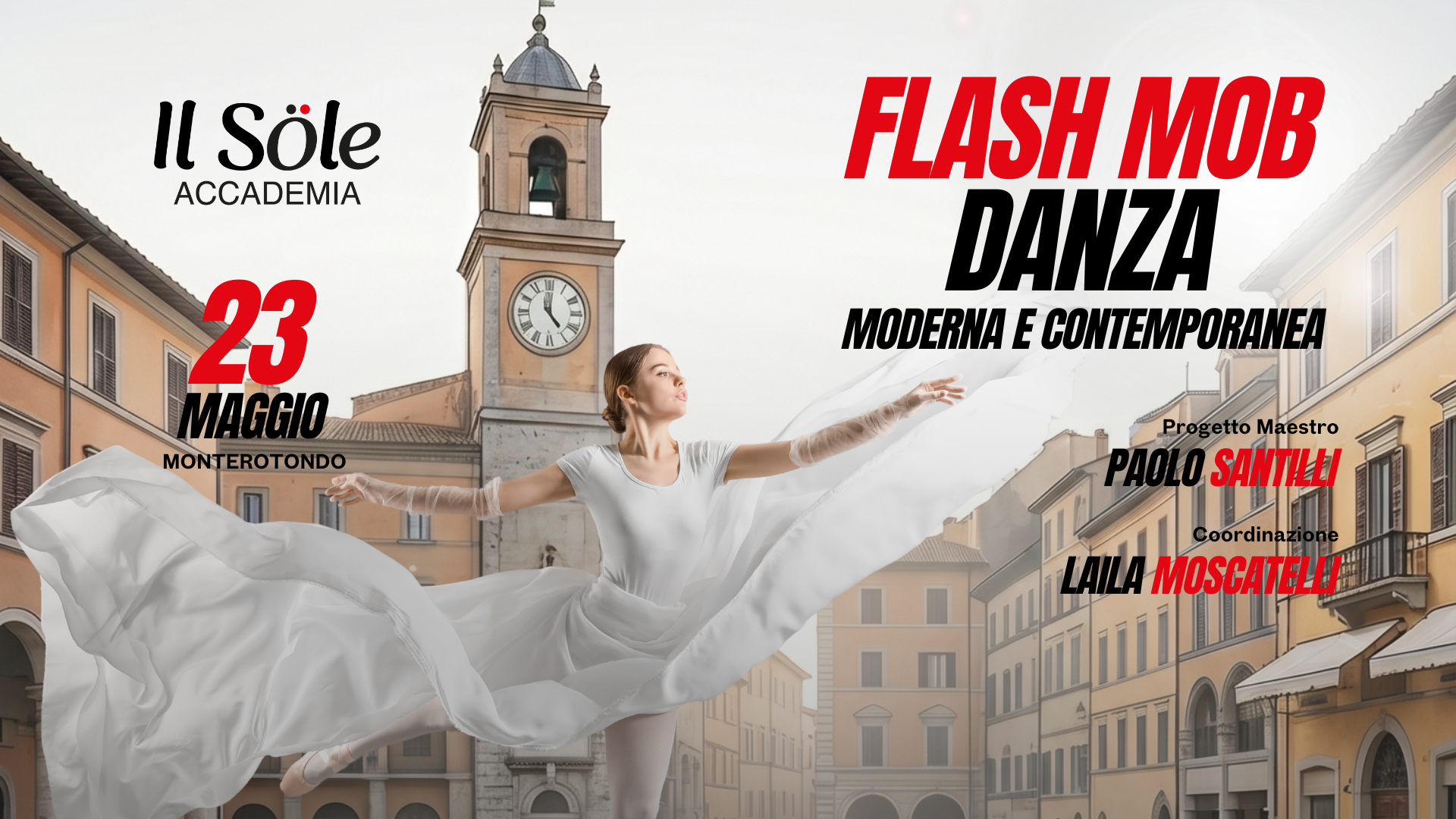 Quando la Danza invade la città: il grande successo del Flash Mob dell’Accademia Il Sole a Monterotondo